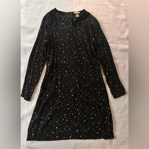 H&M Black Dress with Star Design